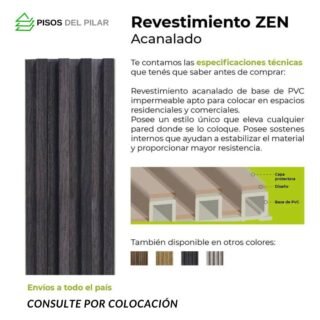 Revestimientos Wall Panel 2.90 m Teka Mate